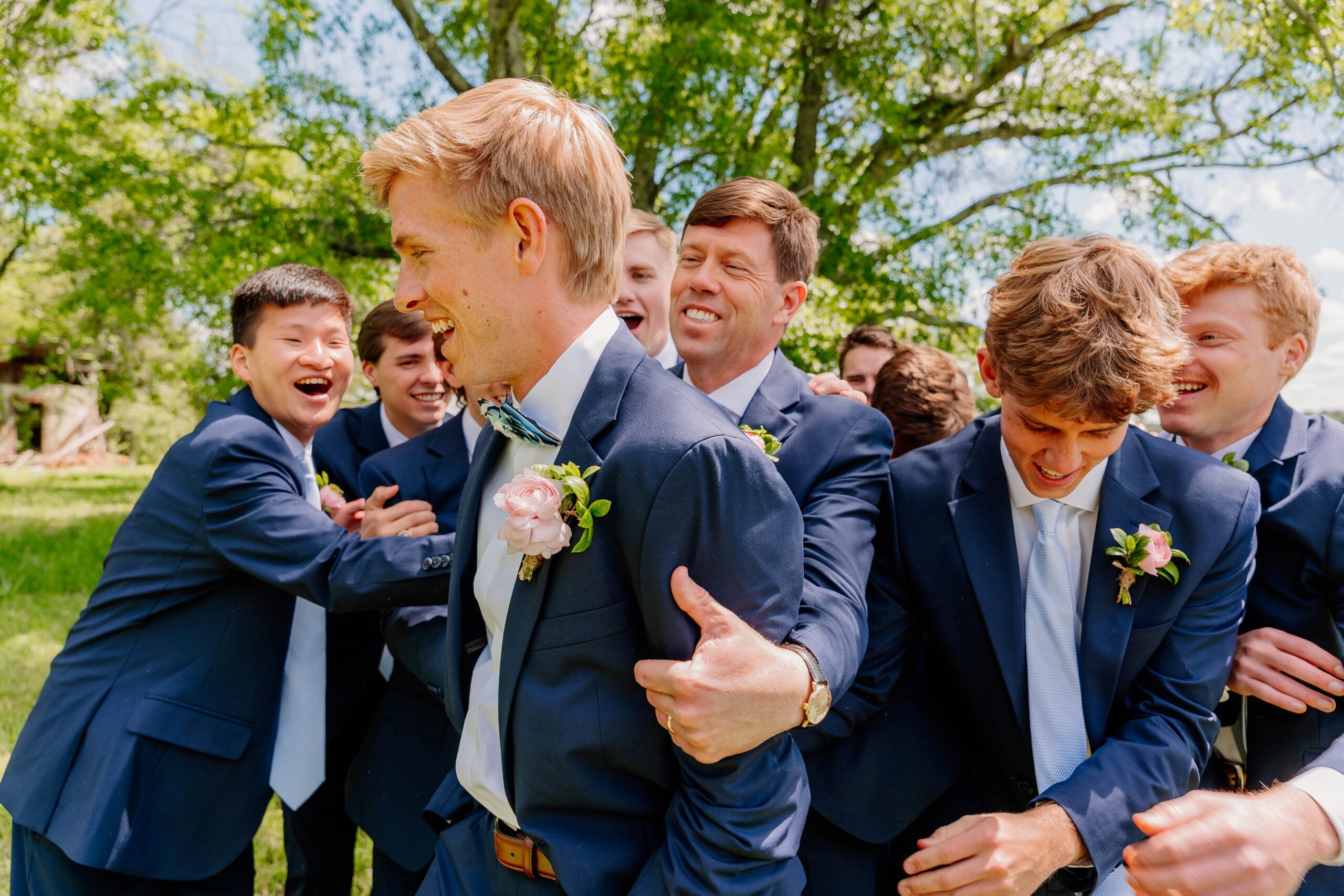 Wedding party florals
