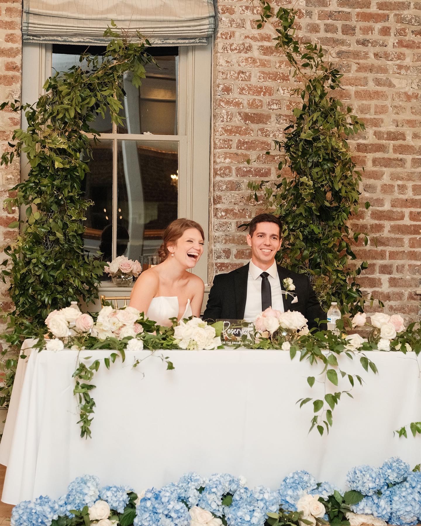 Venue floral backdrop